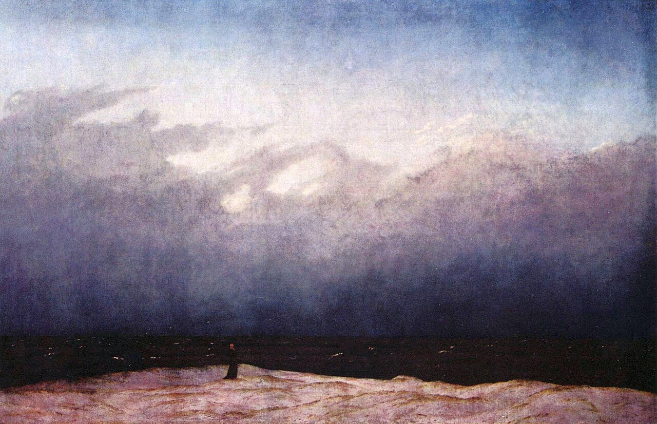 Каспар Давид Фридрих, «Монах у моря», 1808–1810