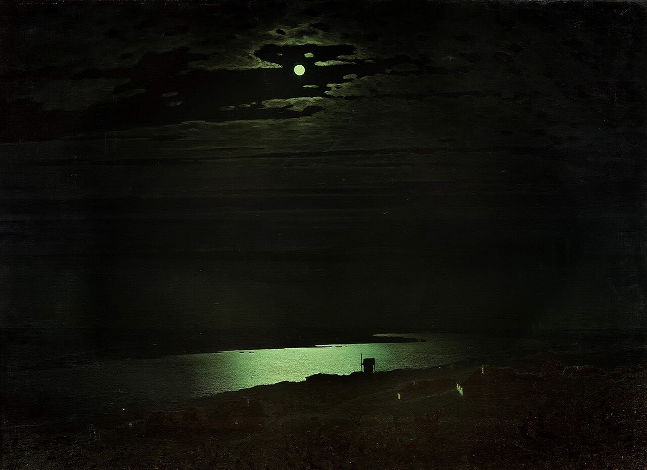 Архип Куинджи, «Лунная ночь на Днепре», 1880